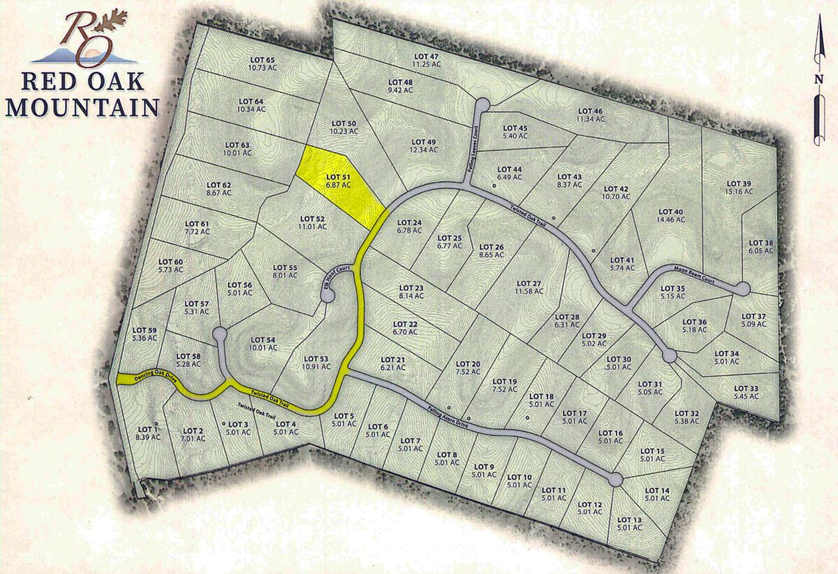 Lot 51 Red Oak Mountain Jim Overson 210 9709700